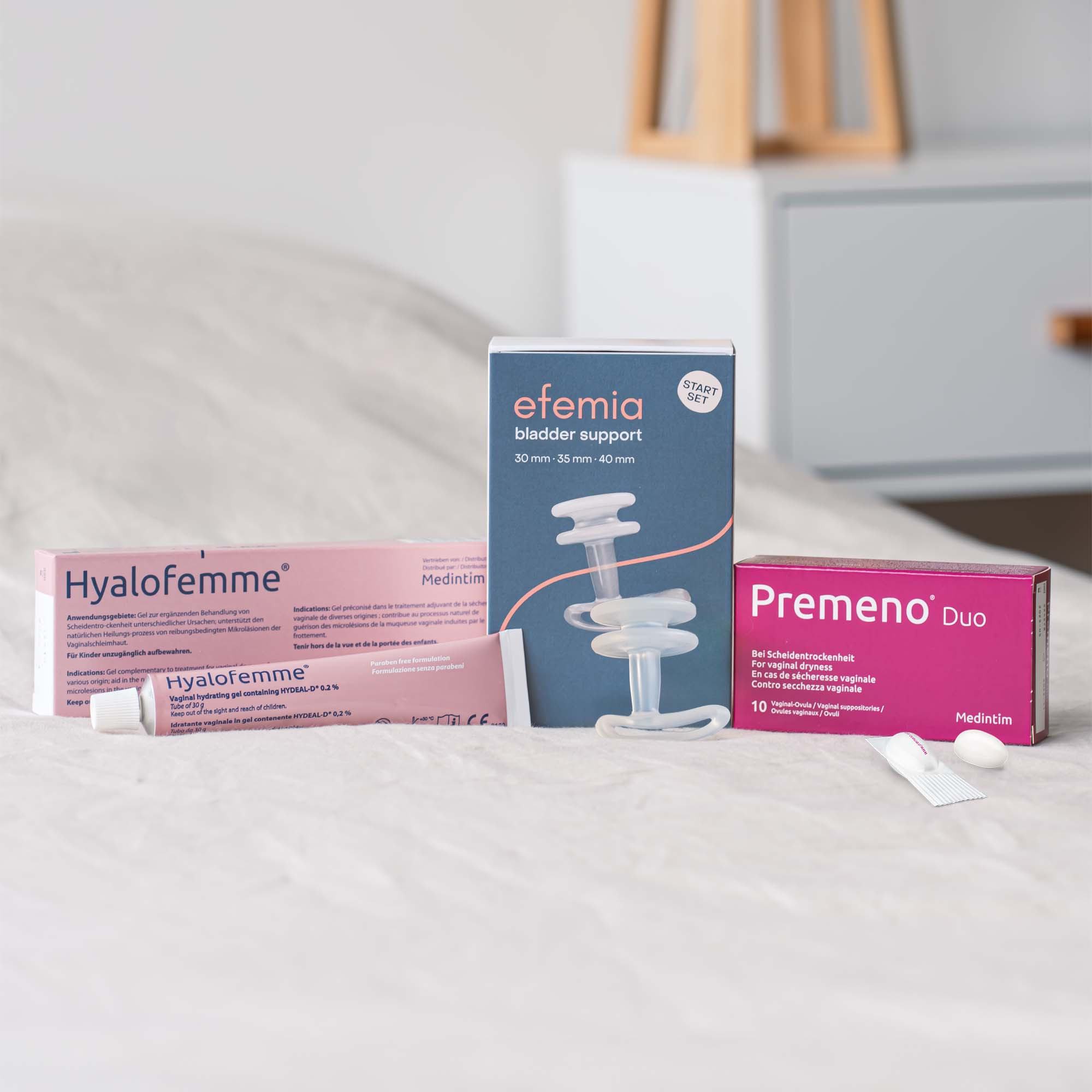 Pack Pessaire incontinence Efemia + sécheresse intime