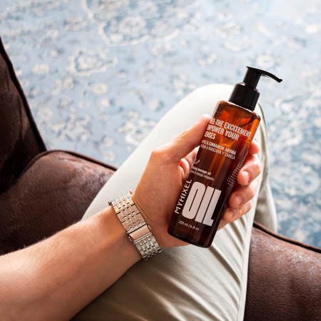 Huile intime relaxante pour homme