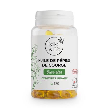 Capsules Huile de Pépin de courge Bio