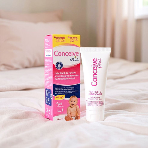 Lubrifiant fertilité Conceive + mise en situation