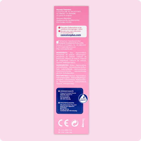 Lubrifiant fertilité Conceive + notice 3