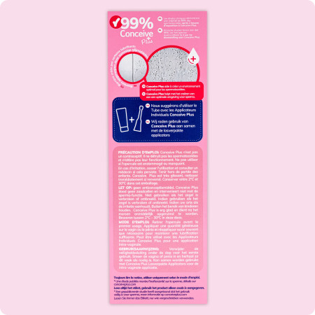 Lubrifiant fertilité Conceive + notice 2