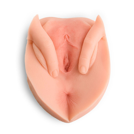 vulve avec lèvres écartées en silicone à louer