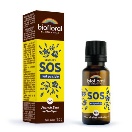Granules SOS Secours Nuit paisible aux Fleurs de Bach