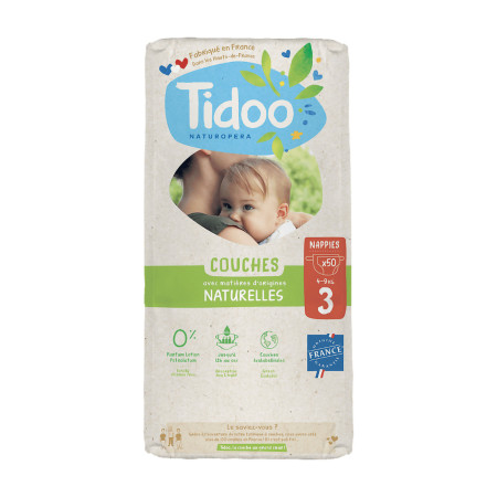 Couches naturelles Tidoo T3 | 4-9 kg