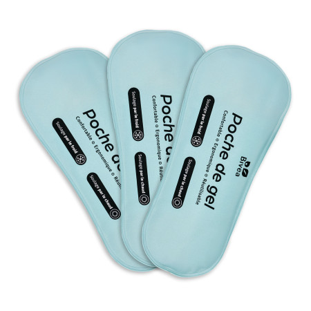 Poches de gel Ergonomique Bain dérivatif Petit Format
