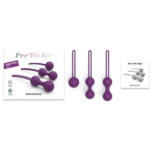 Set de 3 boules Kegel Per'Fit Kit 2