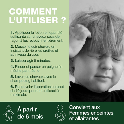 Aromapoux Lotion traitante flash comment l'utiliser, utilisation