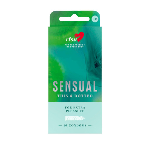 Préservatifs perlés en latex Sensual