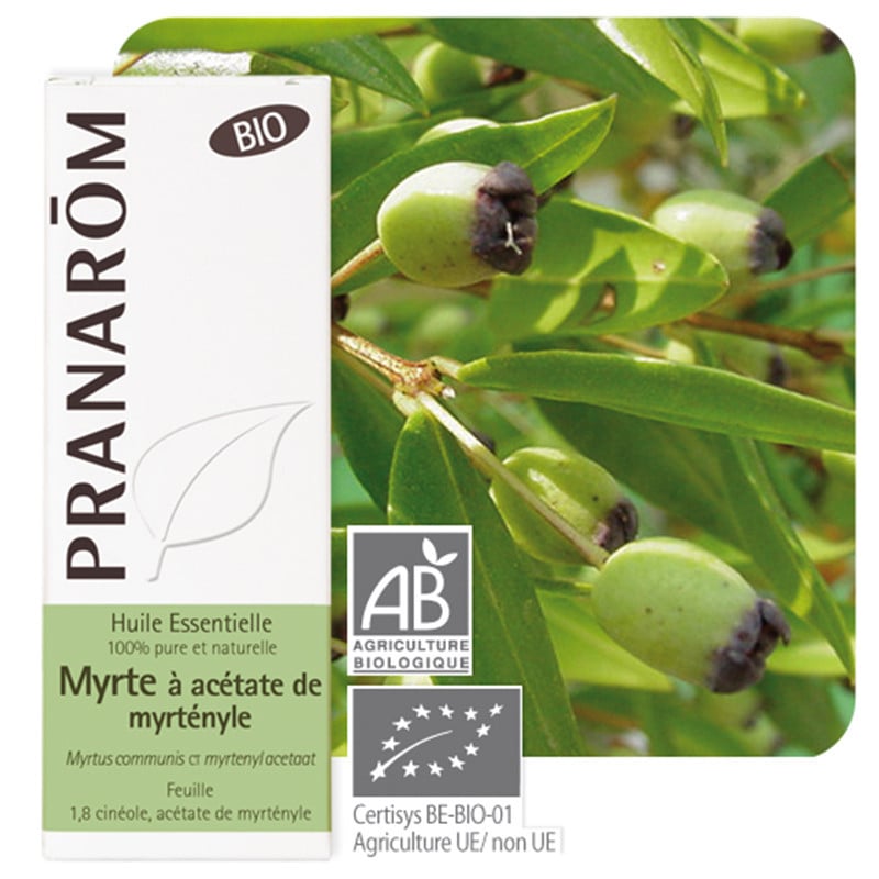 Huile essentielle Myrte commun à acétate de myrtényle Bio