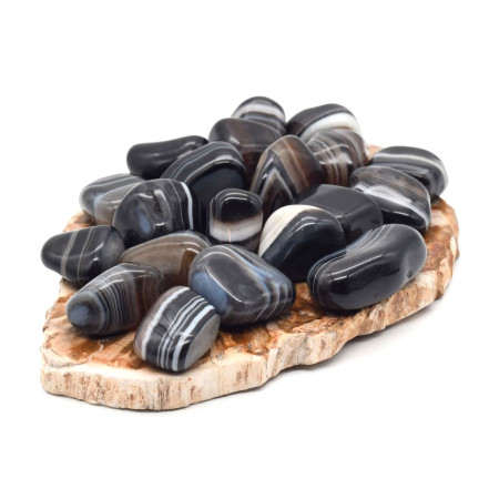 Pierre roulée Agate noire...
