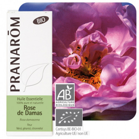 Huile essentielle Rose de Damas bio