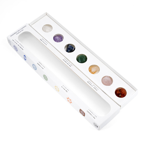 Coffret pierres roulées 7 chakras