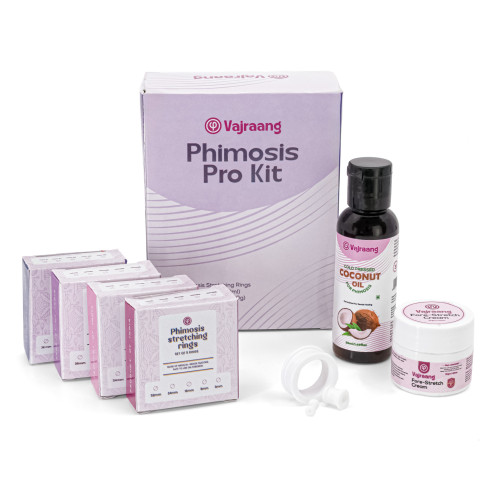 Kit Phimosis - Anneaux + huile + crème