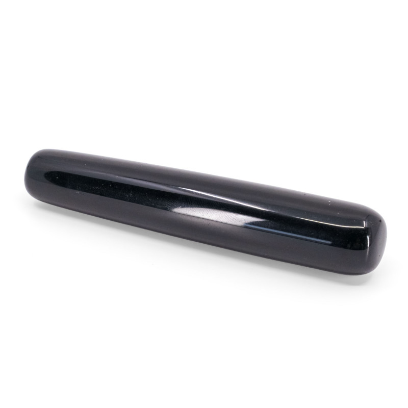 Bâton de Yoni massage Obsidienne noire qualité A
