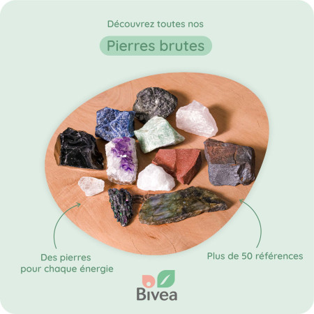 Pierre Calcite orange brute qualité Extra