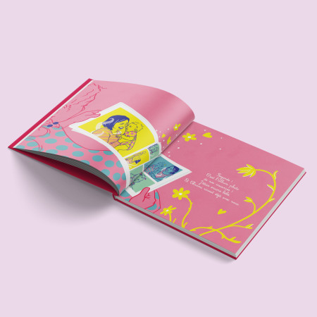 Livre Ma maman vit avec une maladie invisible page avec discussions