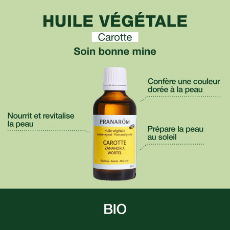 Huile végétale Carotte BIO