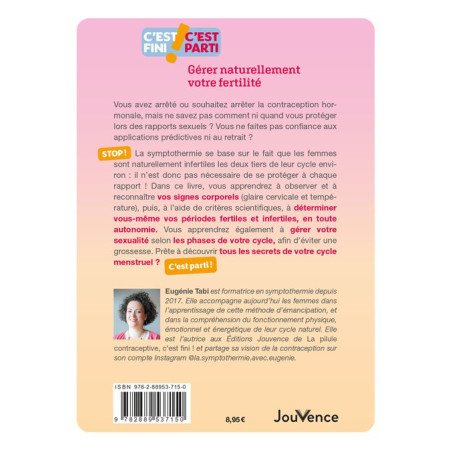 Livre Ma Révolution Sexuelle avec la Symptothermie