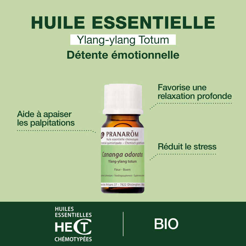 Huile essentielle Ylang Ylang totum Bio