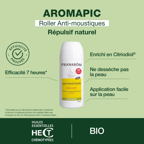 Roller Anti Moustiques Aromapic