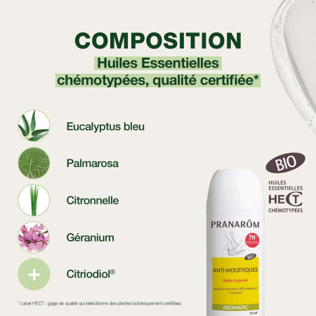 Roller Anti Moustiques Aromapic