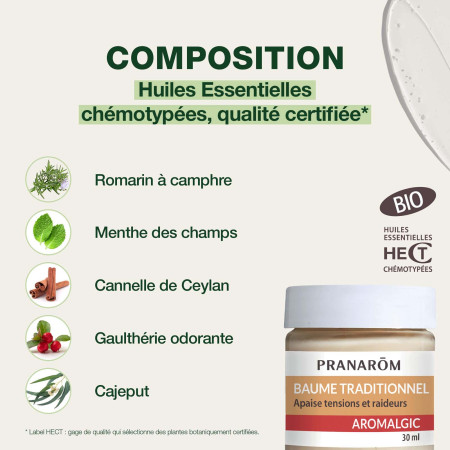 Aromalgic Baume traditionnel - Tensions & raideurs