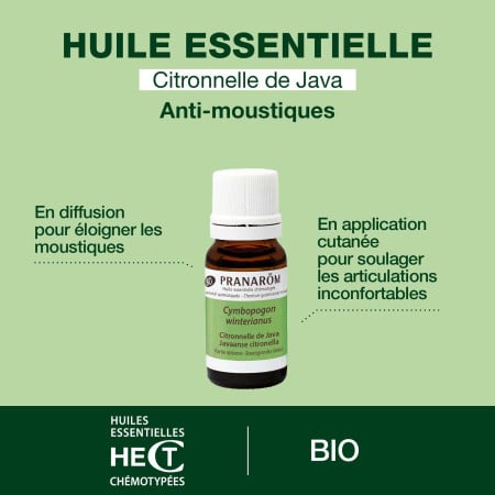 Huile essentielle Citronnelle de Java