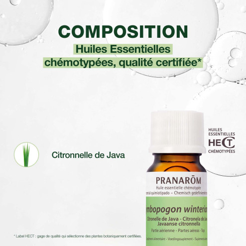 Huile essentielle Citronnelle de Java