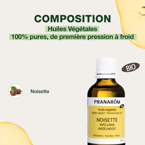 Huile végétale Noisette BIO