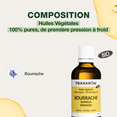 Huile végétale Bourrache BIO