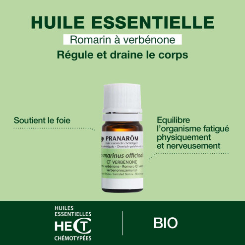 Huile essentielle Romarin verbénone Bio