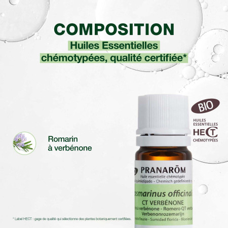 Huile essentielle Romarin verbénone Bio