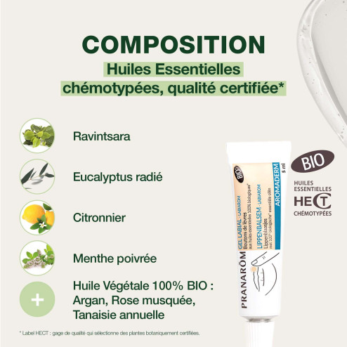 Gel Labiarom boutons de lèvre