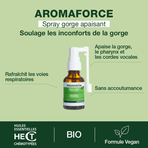 Aromaforce spray gorge bio