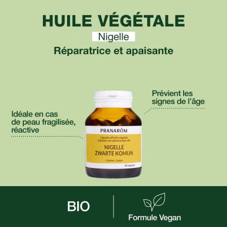 Capsules Huile Végétale Nigelle