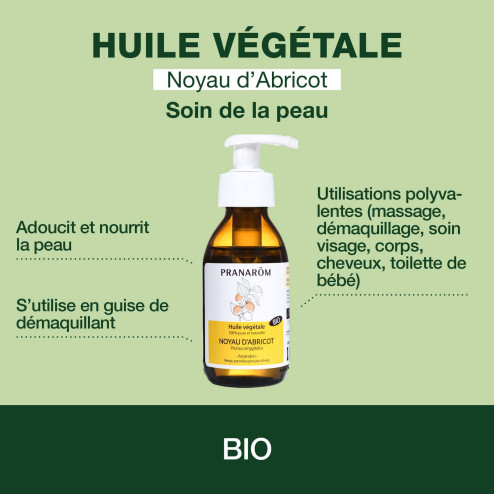 Huile végétale Noyau d'Abricot BIO
