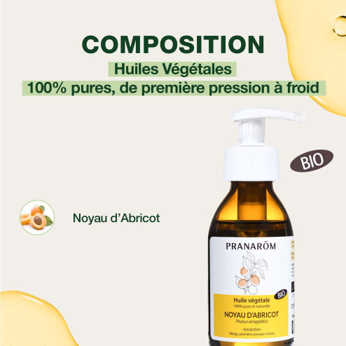 Huile végétale Noyau d'Abricot BIO