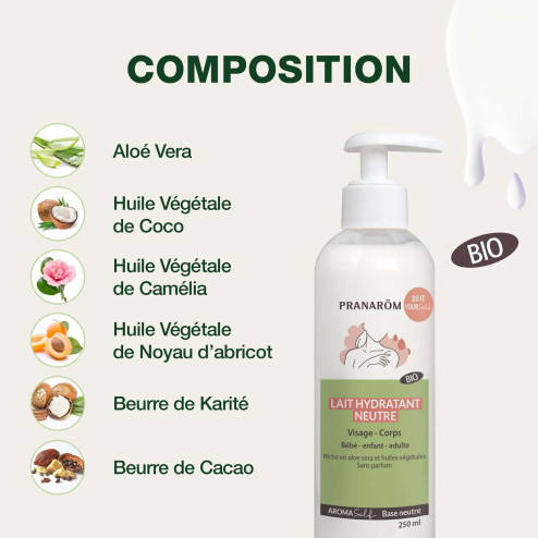 Lait Hydratant Neutre Bio