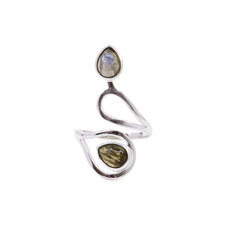 Bague argent 925 modèle 05 Labradorite AA taille unique