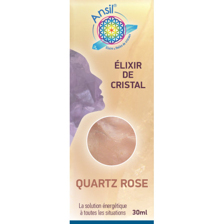 Elixir de cristal de Quartz rose