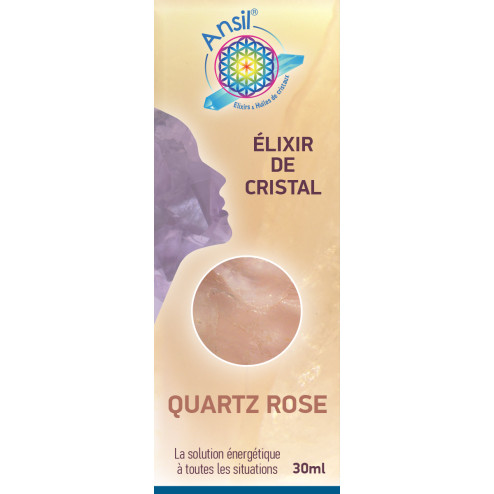 Elixir de cristal de Quartz rose
