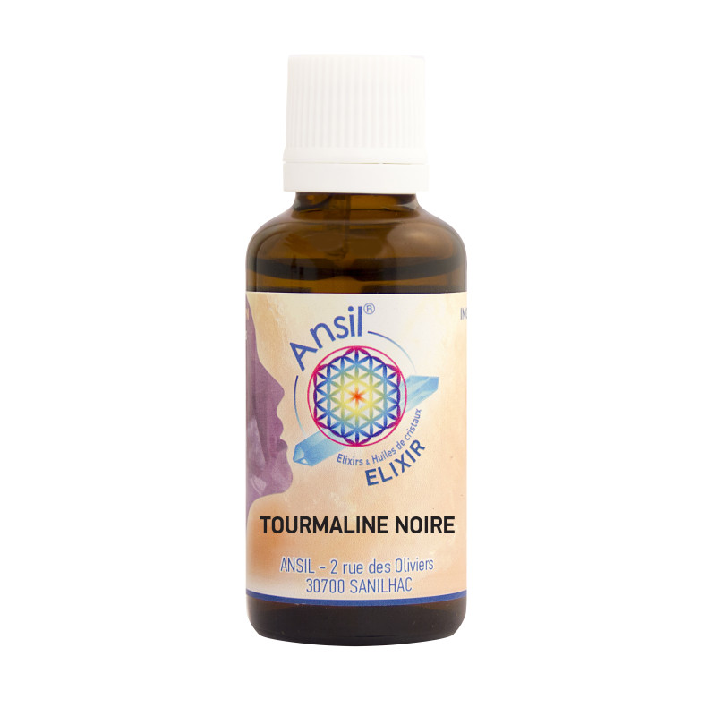 Elixir de cristal de Tourmaline Noire