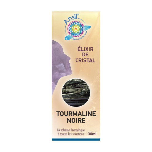 Elixir de cristal de Tourmaline Noire