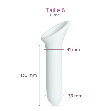 dimensions dilatateur taille 6 vagiwell