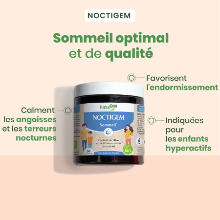 Noctigem Gummies Bio - Sommeil