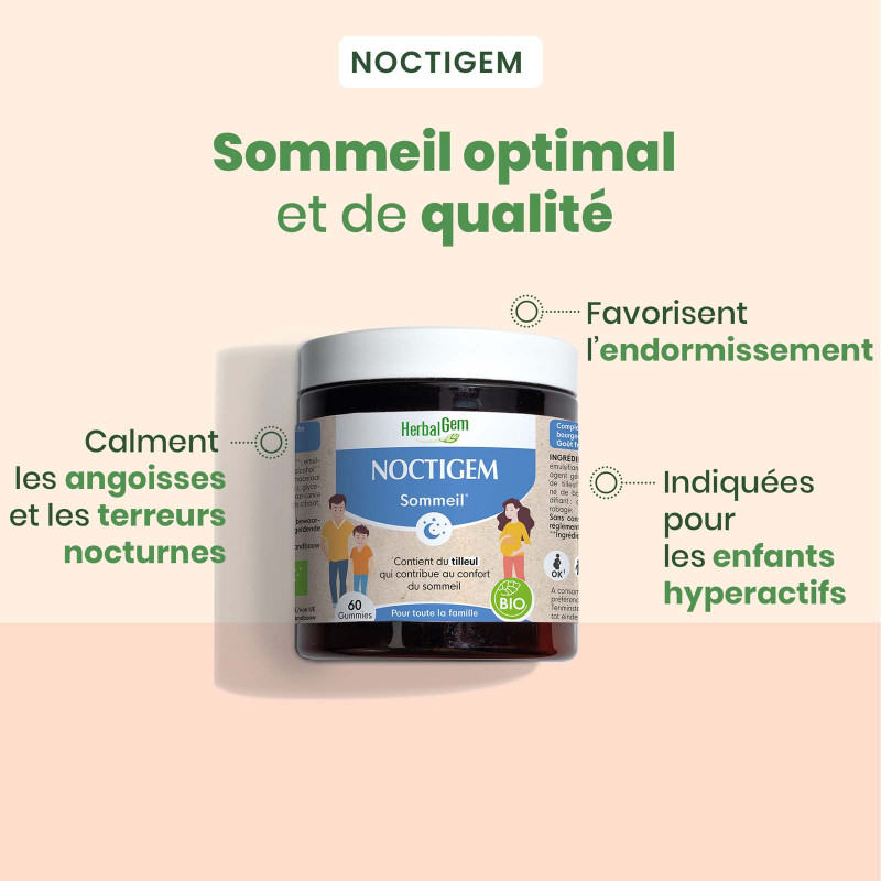 Noctigem Gummies Bio - Sommeil