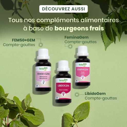 Complexe Gemmothérapie Libidogem bio - Désir & Libido