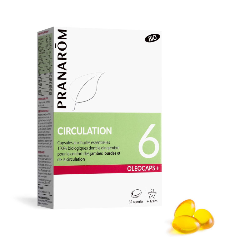 Capsules Oléocaps + 6 Circulation