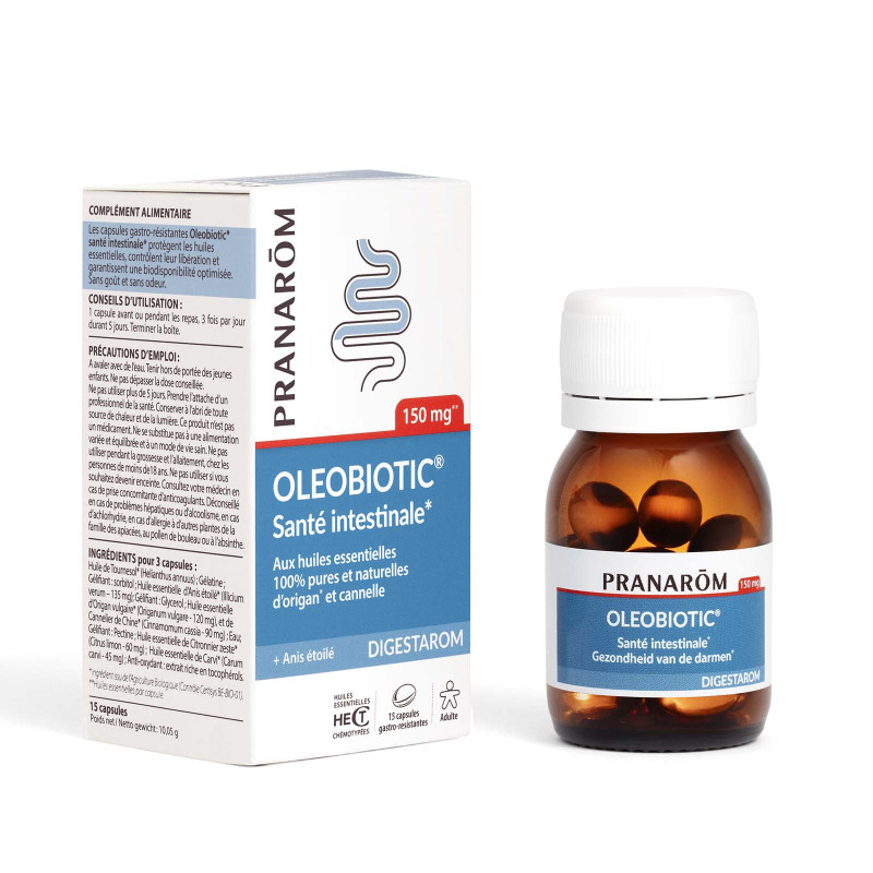 Capsules Oleobiotic Santé intestinale Digestarom